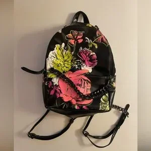 victoria\'s secret bombshell wildflower backpack purse Victoria s Secret Bombshell Wild Flower City Backpack With  main image 4